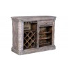 shabby bar met flessenrek en schappen  3c-7198