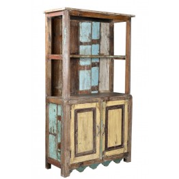 shabby boekenkast met mooie kleuren 4c-6250