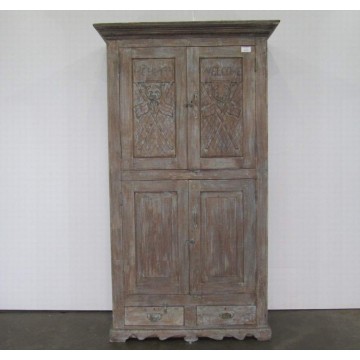 bruine shabby kast 1c-031